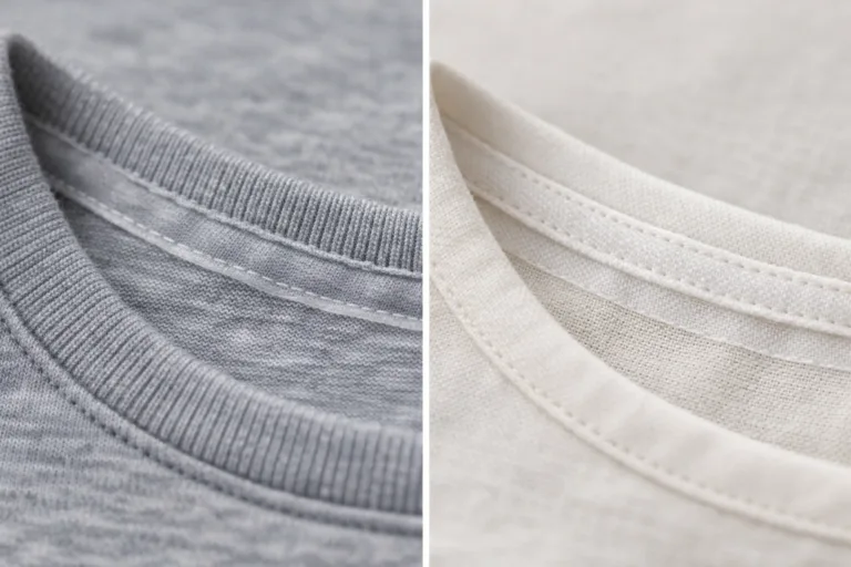 Comparison of neckline stability methods for Developing Patterns for Knits vs Wovens