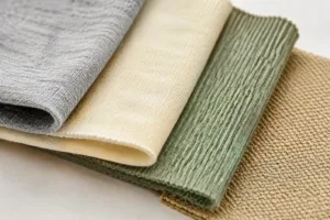A clean comparison of common knit textures for apparel development and fabric selection.