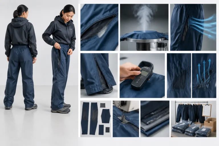 How Should You Evaluate Ventilation in Rain Pants Prototypes? — Apparel Wiki guide