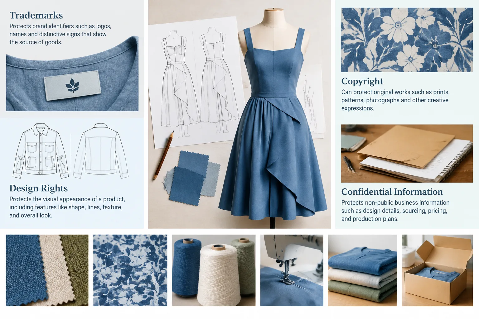 What do design rights protect in apparel? — Apparel Wiki guide