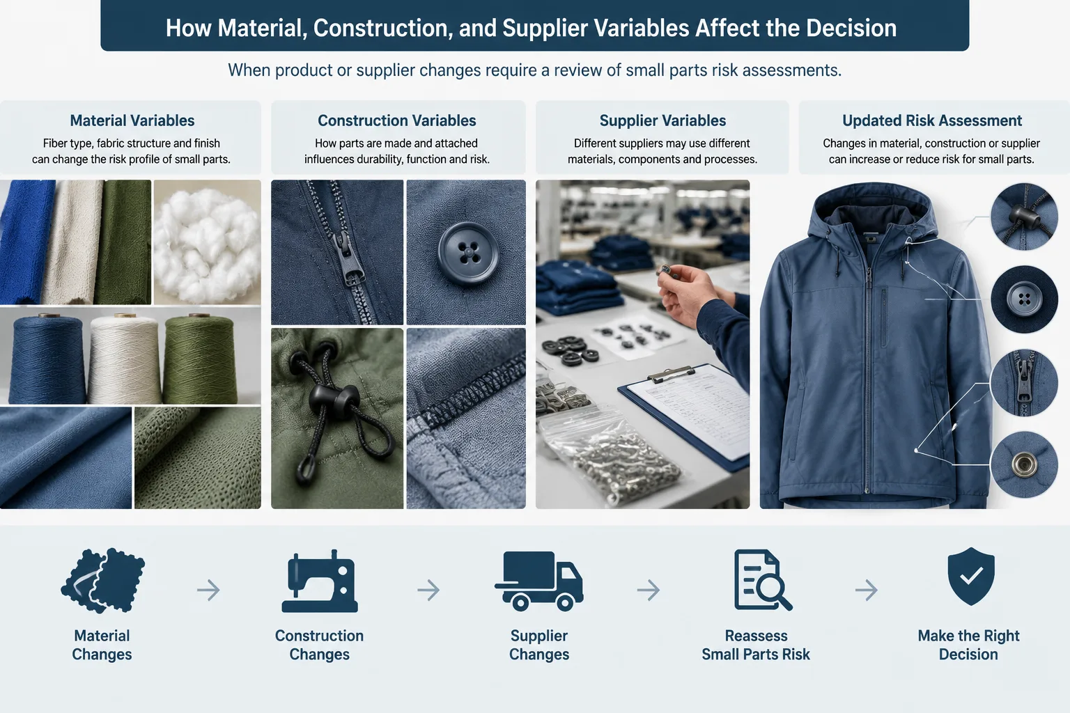 How Material, Construction, and Supplier Variables Affect the Decision — Apparel Wiki guide