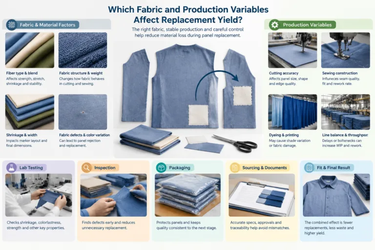 Which Fabric and Production Variables Affect Replacement Yield? — Apparel Wiki guide