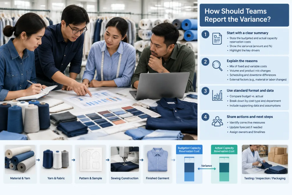 How Should Teams Report the Variance? — Apparel Wiki guide