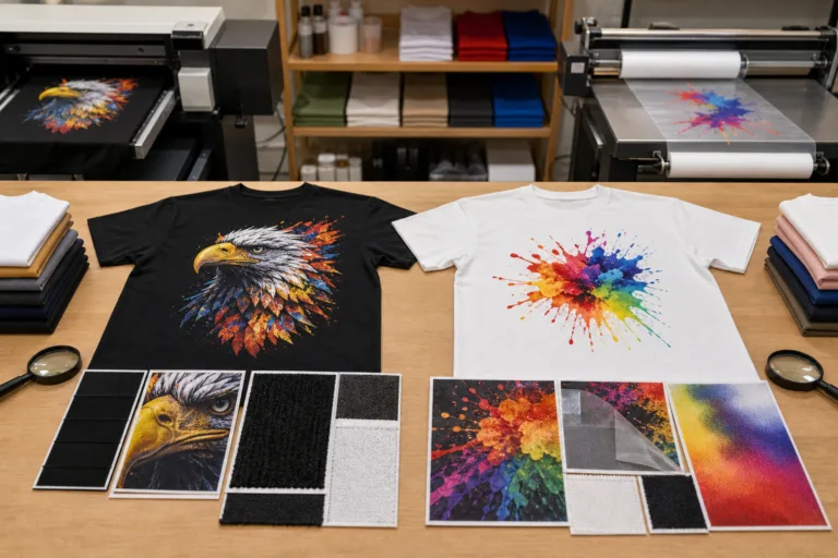 Which Method Handles Artwork, Coverage, and Garment Color Better? — Apparel Wiki guide