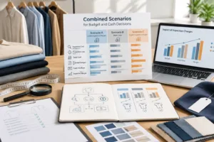 Compare Combined Scenarios for Budget and Cash Decisions — Apparel Wiki guide