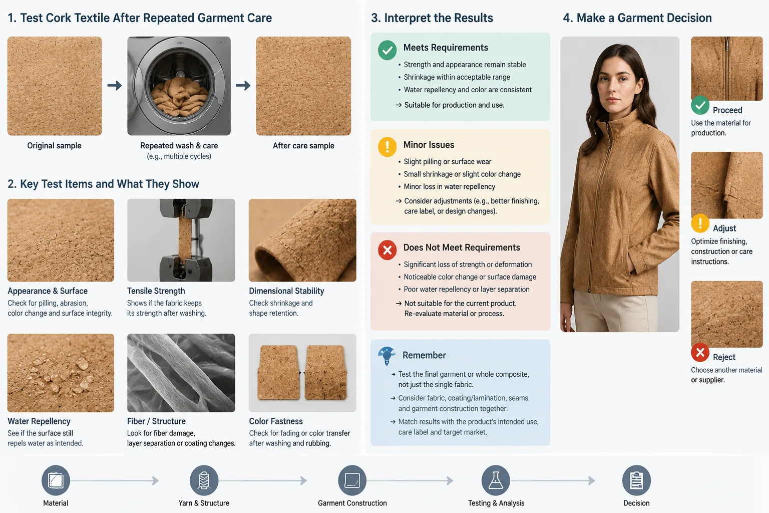 How Do You Interpret Cork Textile Results for a Garment Decision? — Apparel Wiki guide