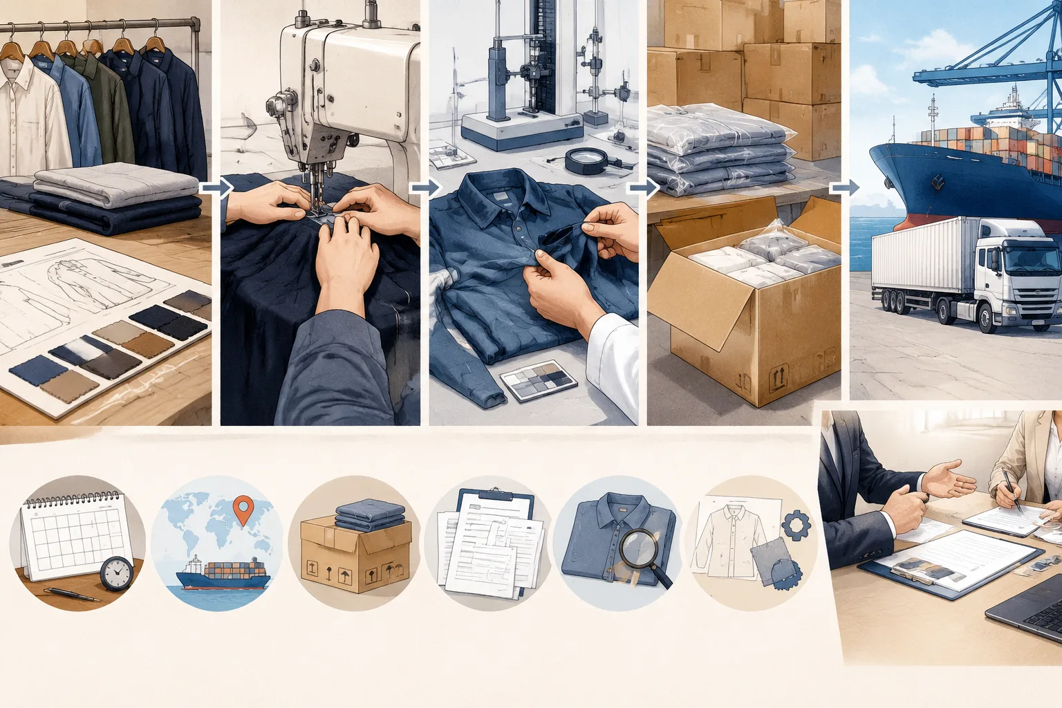 Define Delivery, Shipping, and Documentation in Operational Terms — Apparel Wiki guide