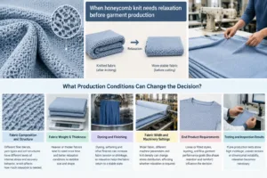 What Production Conditions Can Change the Decision? — Apparel Wiki guide
