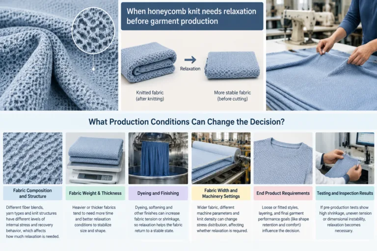 What Production Conditions Can Change the Decision? — Apparel Wiki guide