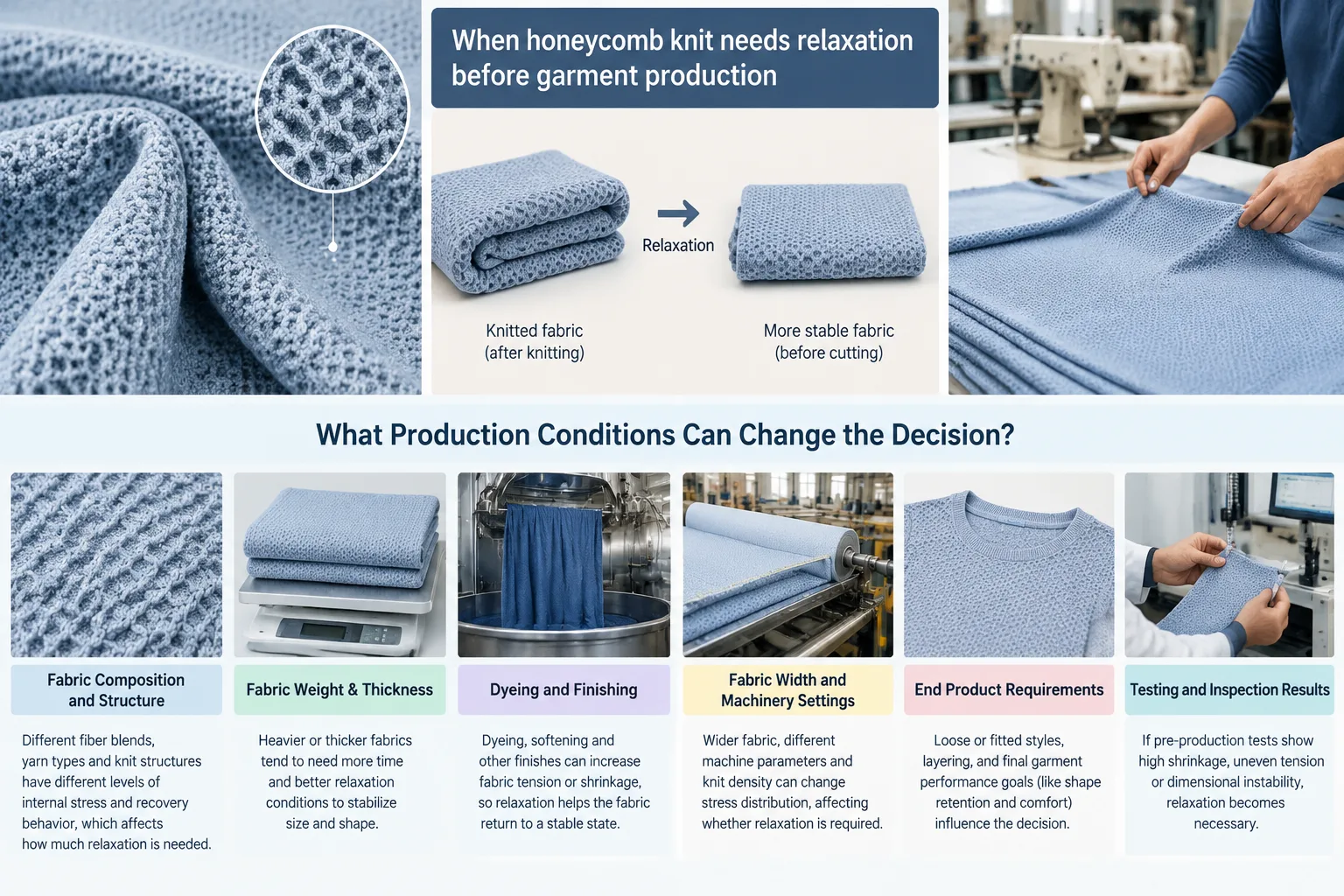 What Production Conditions Can Change the Decision? — Apparel Wiki guide