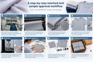 A step-by-step interlock knit sample approval workflow — Apparel Wiki guide