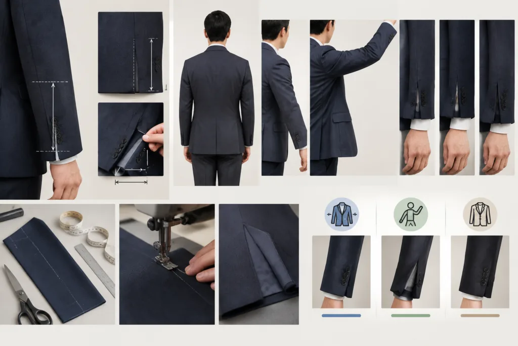 How do vent measurements affect fit, movement, and appearance? — Apparel Wiki guide