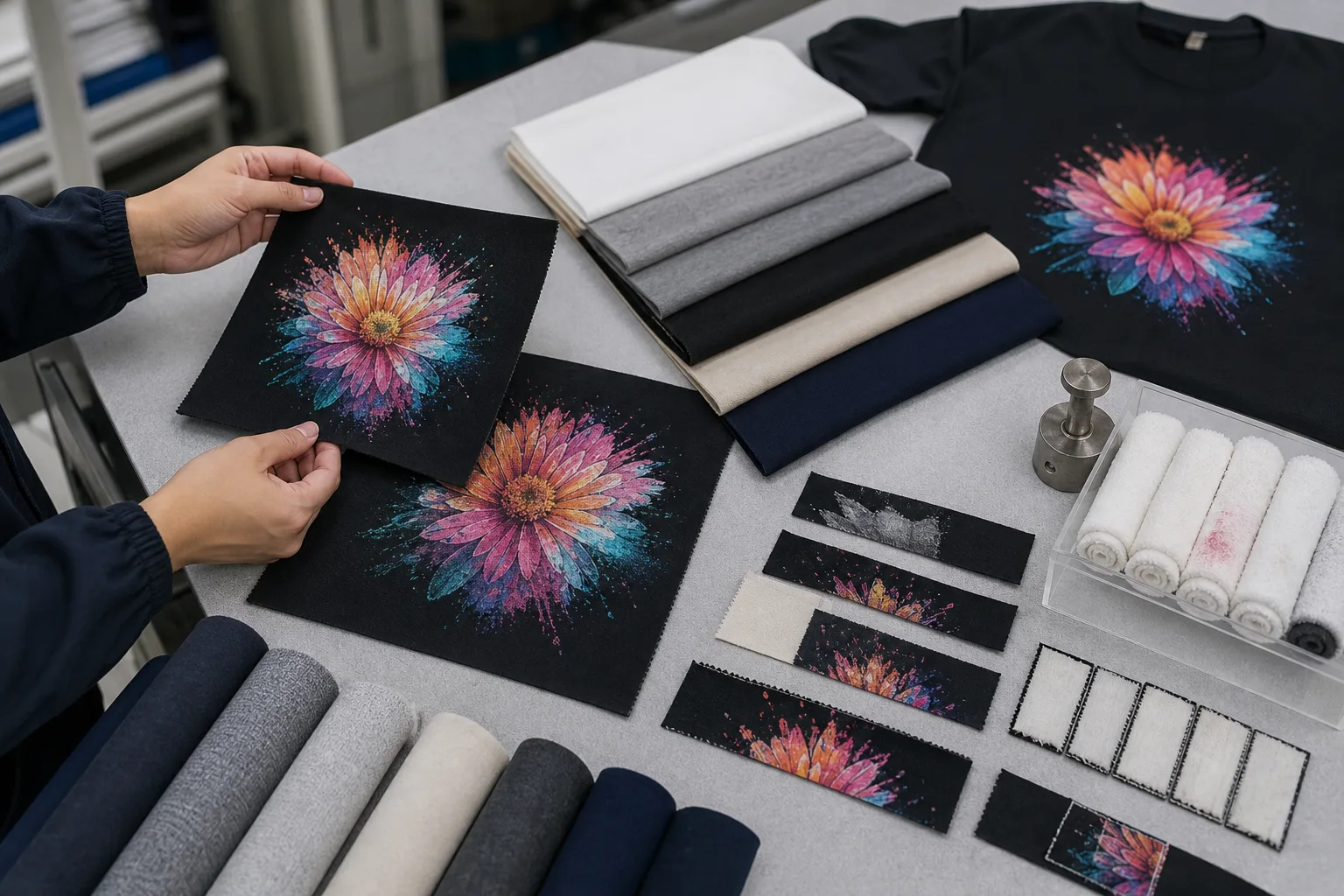 How Should You Evaluate DTG and DTF Samples Before Production? — Apparel Wiki guide