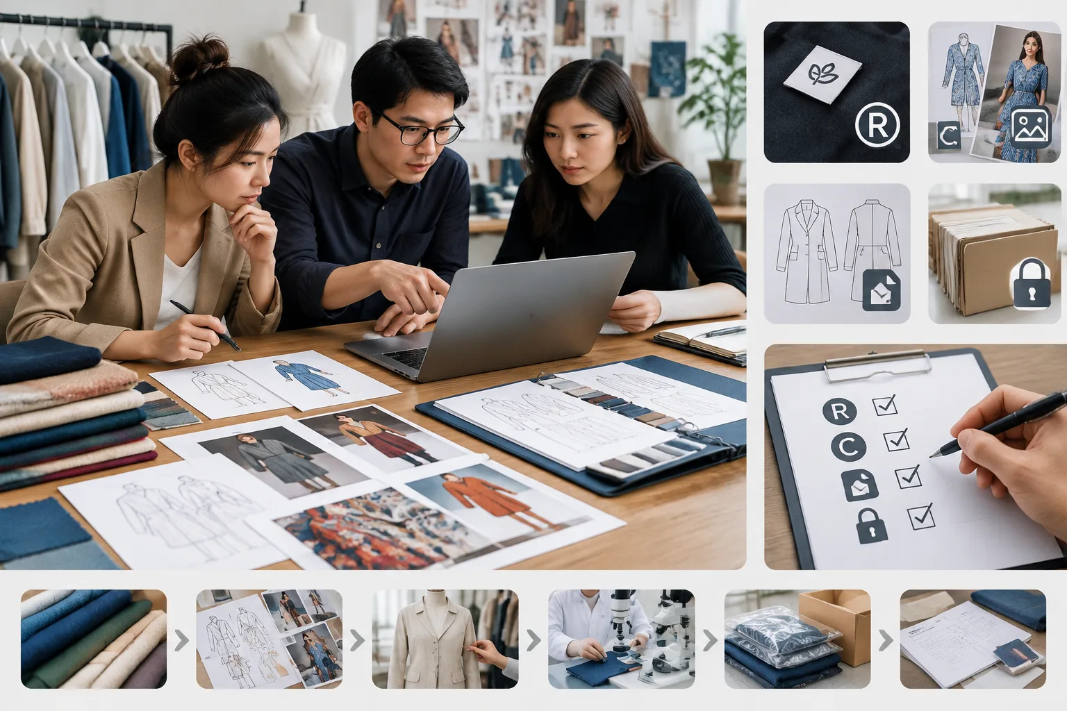 How should a team check rights before using a fashion asset? — Apparel Wiki guide