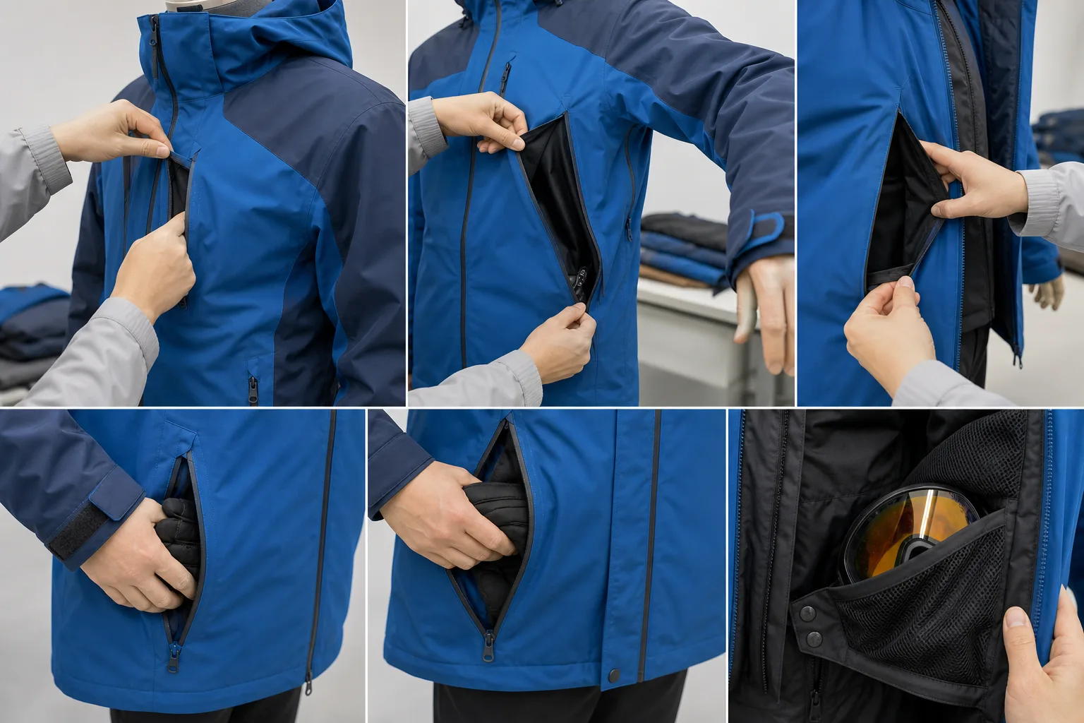 Validate Pocket Access on the Finished Jacket — Apparel Wiki guide
