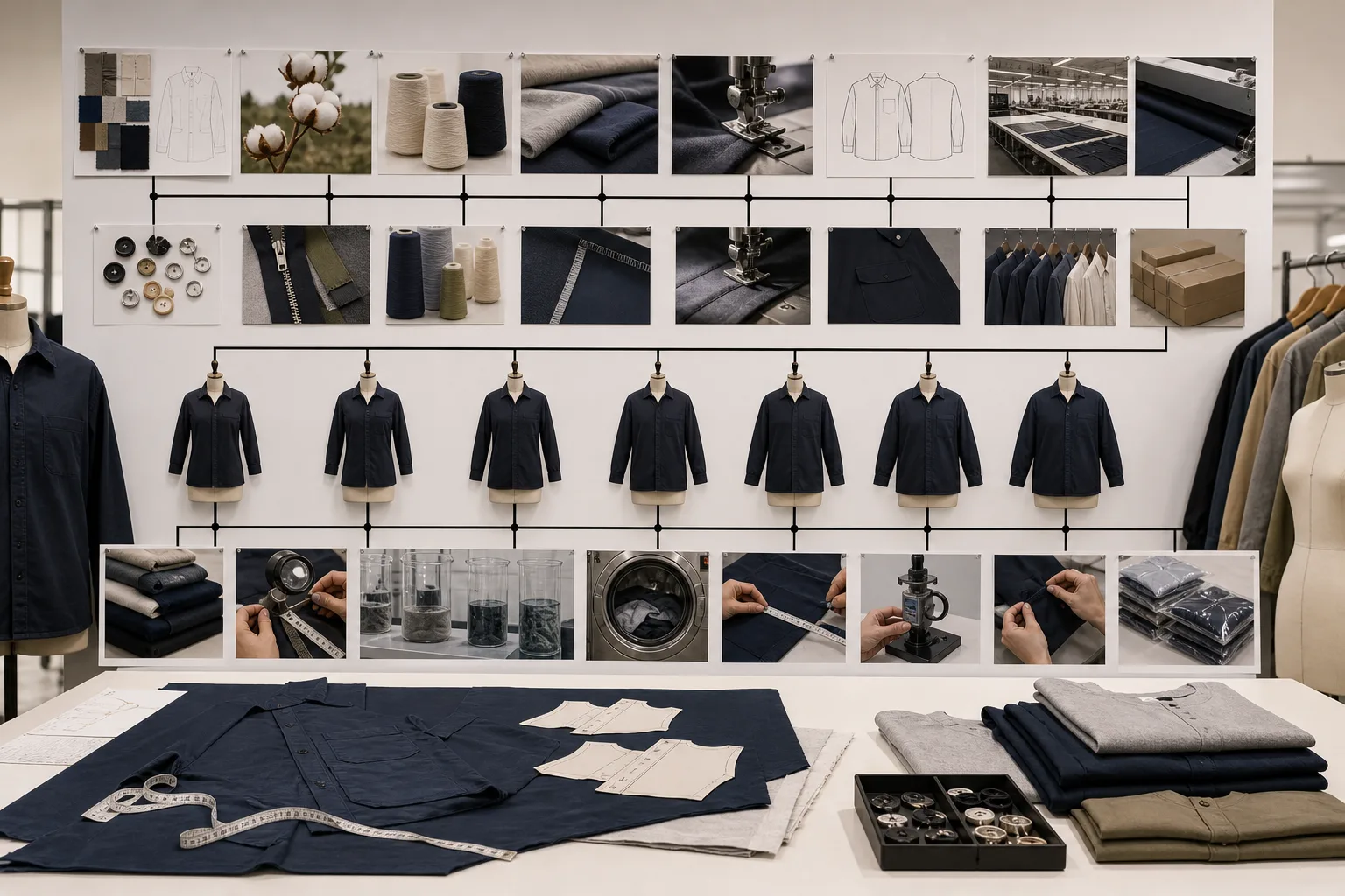Map the Dependencies That Control the Size Set Samples Timeline — Apparel Wiki guide
