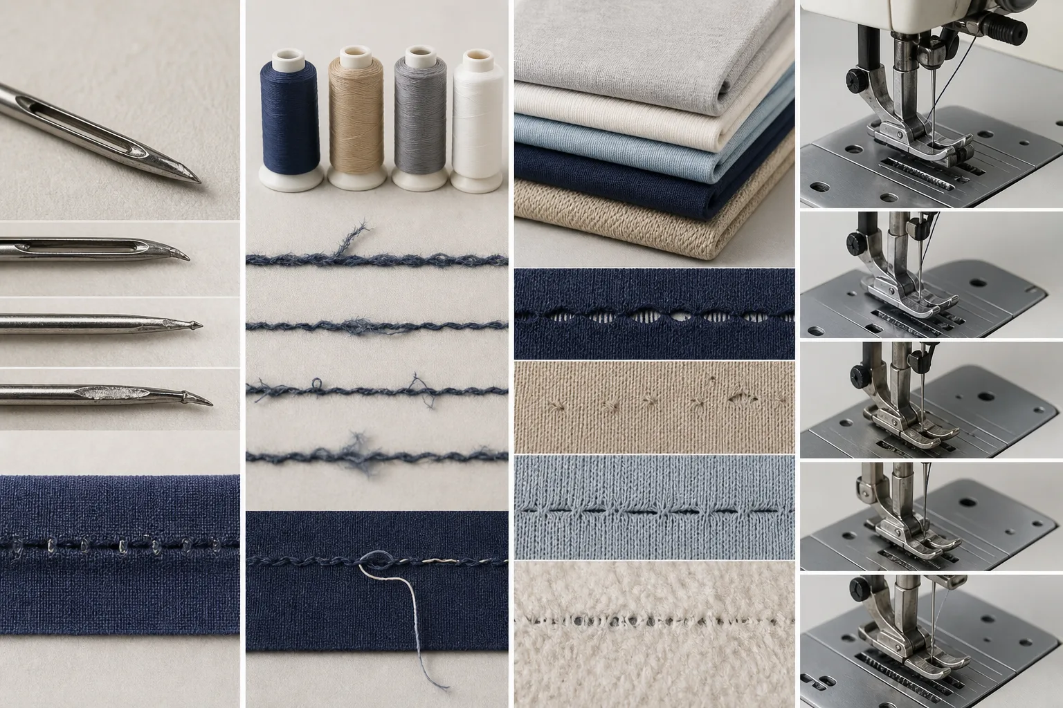 Separate Needle, Thread, Fabric, and Machine Causes — Apparel Wiki guide