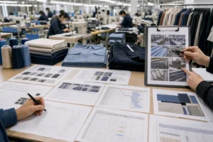 How should cancellation costs and production status be documented? — Apparel Wiki guide