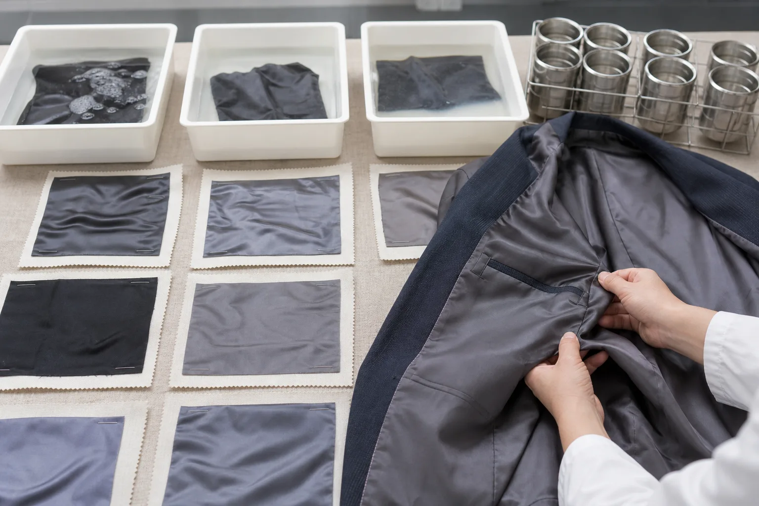 Inspect the Lining After Relevant Handling or Care Conditions — Apparel Wiki guide
