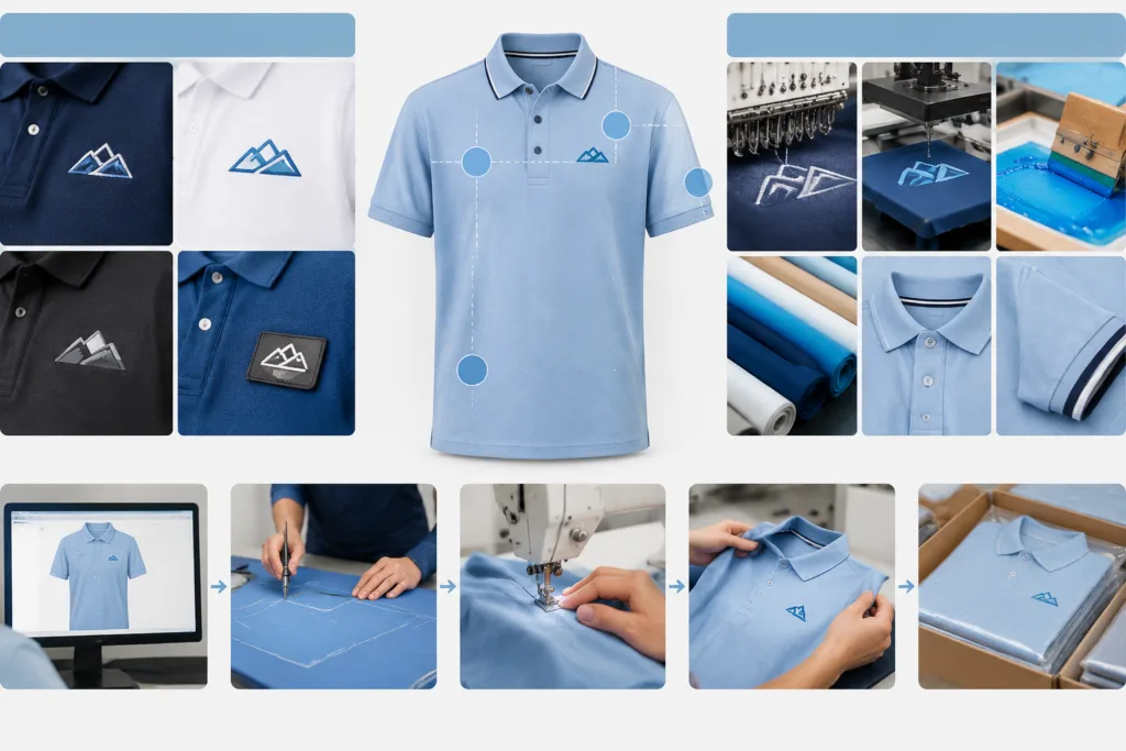 Which decoration method and production details affect placement? — Apparel Wiki guide