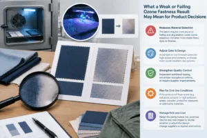 What a Weak or Failing Ozone Fastness Result May Mean for Product Decisions — Apparel Wiki guide