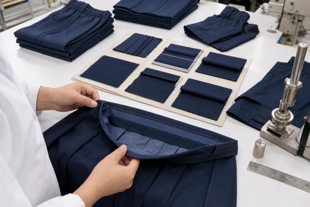 How to Evaluate a School-Uniform Growth Hem — Apparel Wiki guide