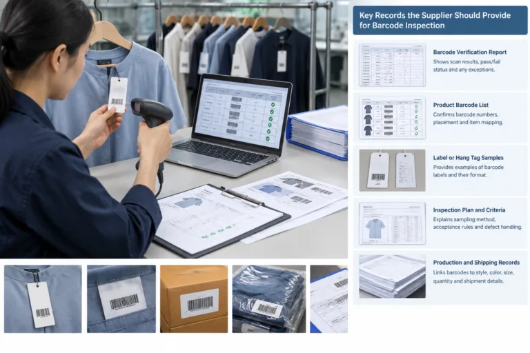 What Records Should the Supplier Provide for Barcode Inspection? — Apparel Wiki guide