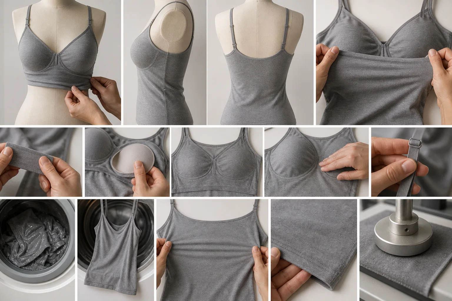 Evaluate Fit, Support, Comfort, and Durability on the Finished Camisole — Apparel Wiki guide