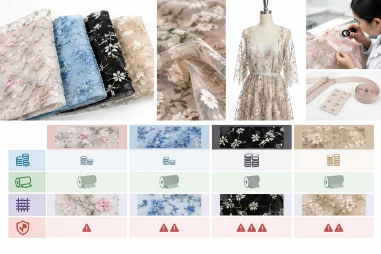Use a comparison matrix for cost, yield, construction, and risk — Apparel Wiki guide