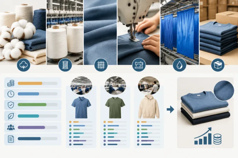 How Can Sourcing and Production Options Be Compared? — Apparel Wiki guide