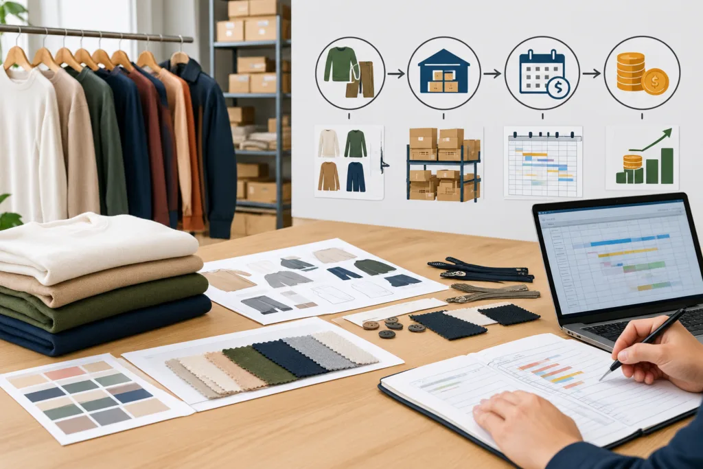 Connect Assortment Choices to Inventory, Timing, and Cash — Apparel Wiki guide