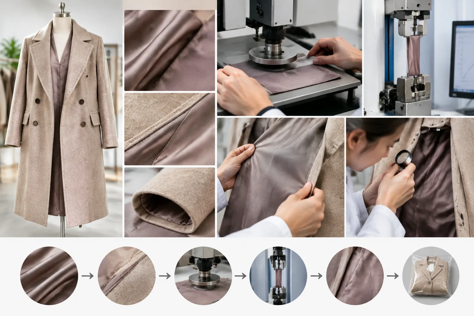 How Do You Validate Lining Durability in a Finished Wool Coat? — Apparel Wiki guide