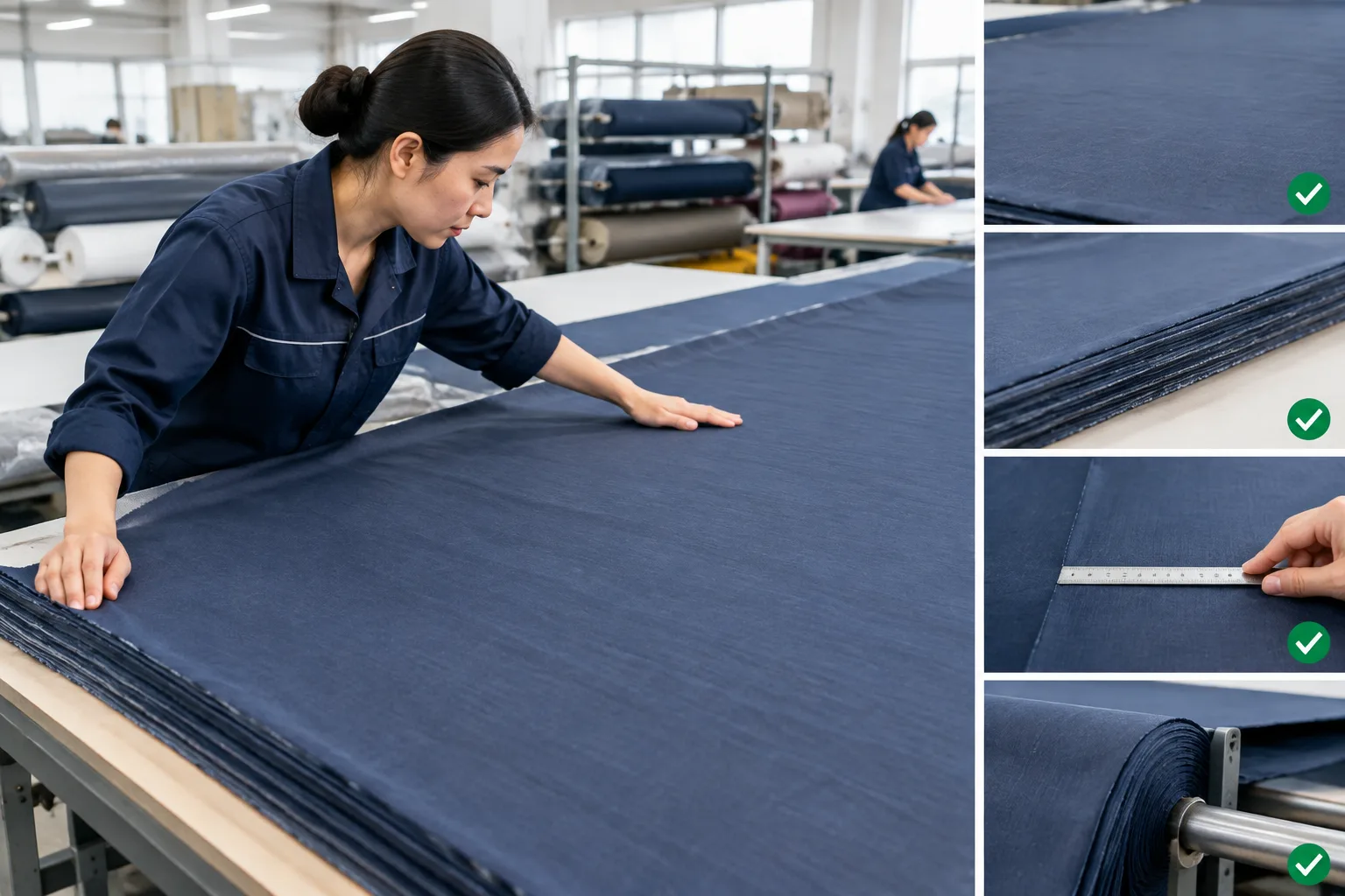 How to Check a Manually Spread Lay — Apparel Wiki guide