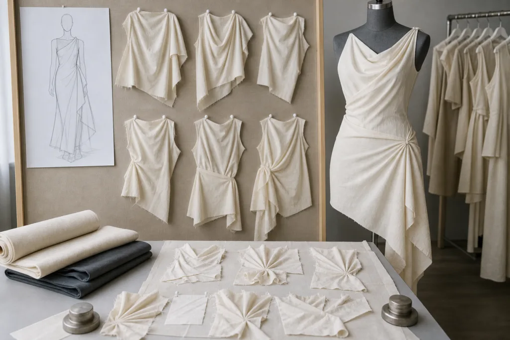 Test Whether the Material Supports the Sketched Shape — Apparel Wiki guide
