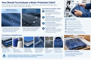 How Should You Evaluate a Water-Protection Claim? — Apparel Wiki guide