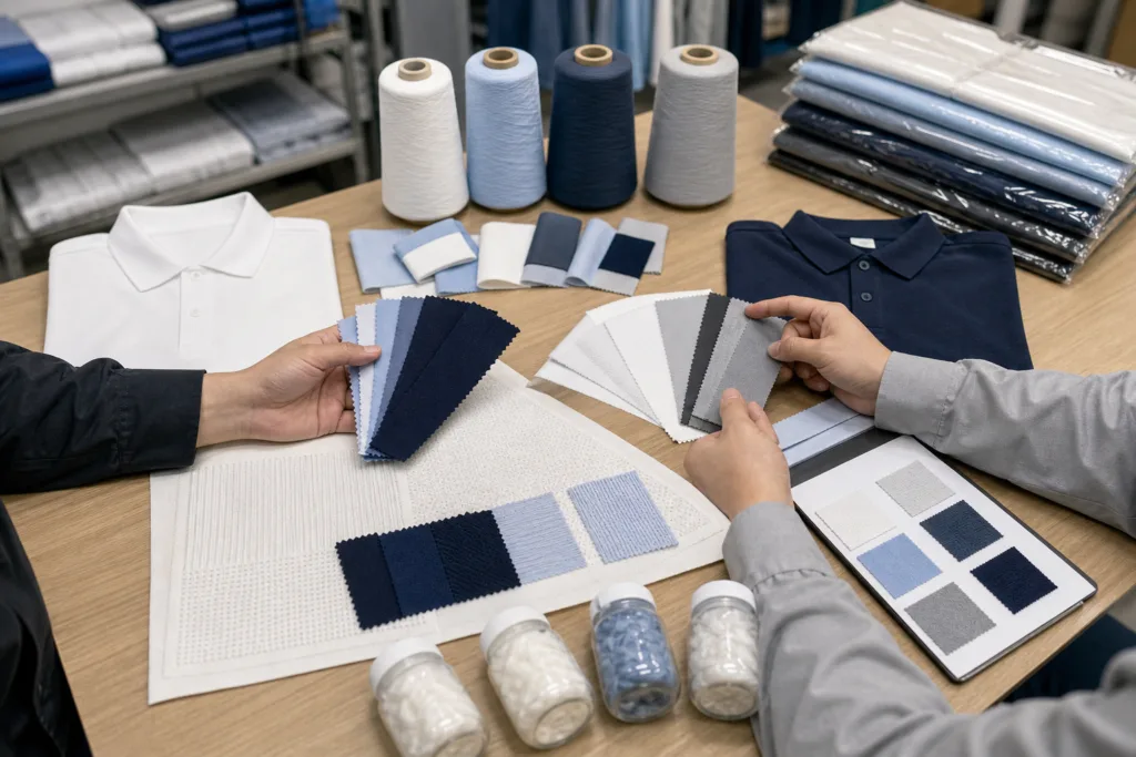 How should you compare bulk quotes for double pique? — Apparel Wiki guide