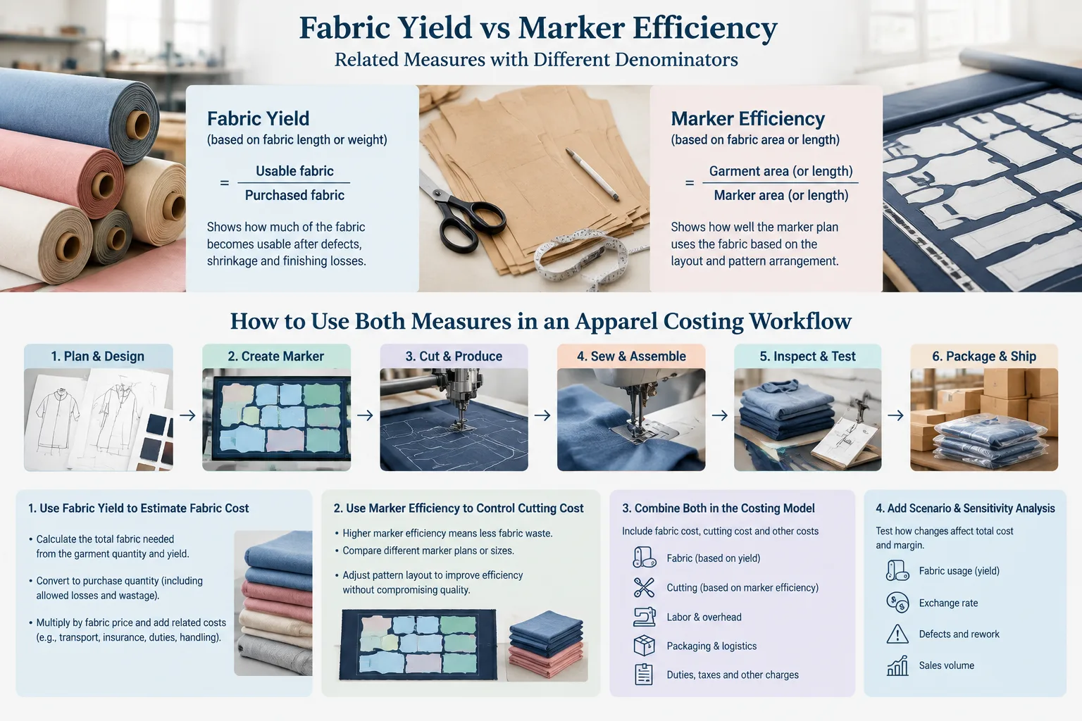 How to Use Both Measures in an Apparel Costing Workflow — Apparel Wiki guide