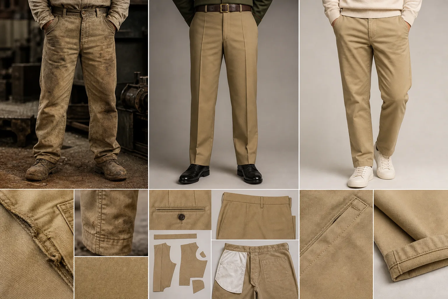 Comparing Chinos Across Work, Uniform, and Civilian Contexts — Apparel Wiki guide