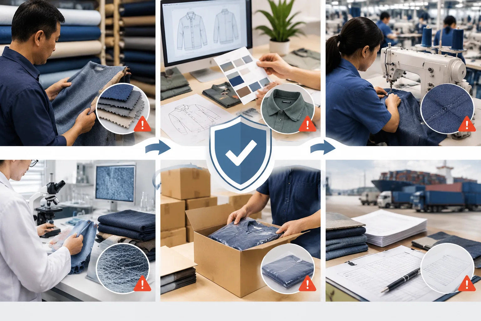 How to Control Supplier, Approval, and Production Risks — Apparel Wiki guide