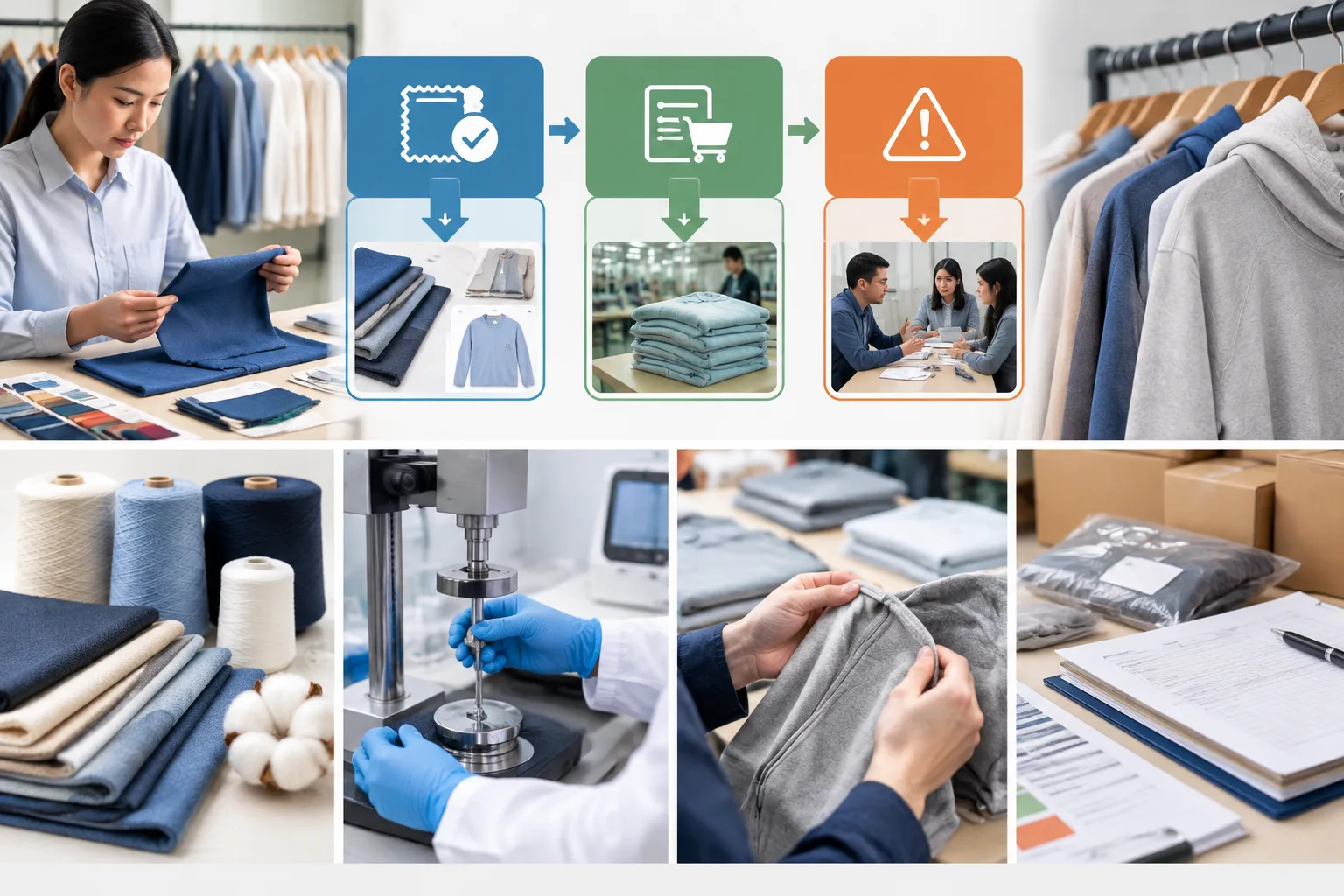 Set Decision Gates for Samples, Orders, and Escalation — Apparel Wiki guide