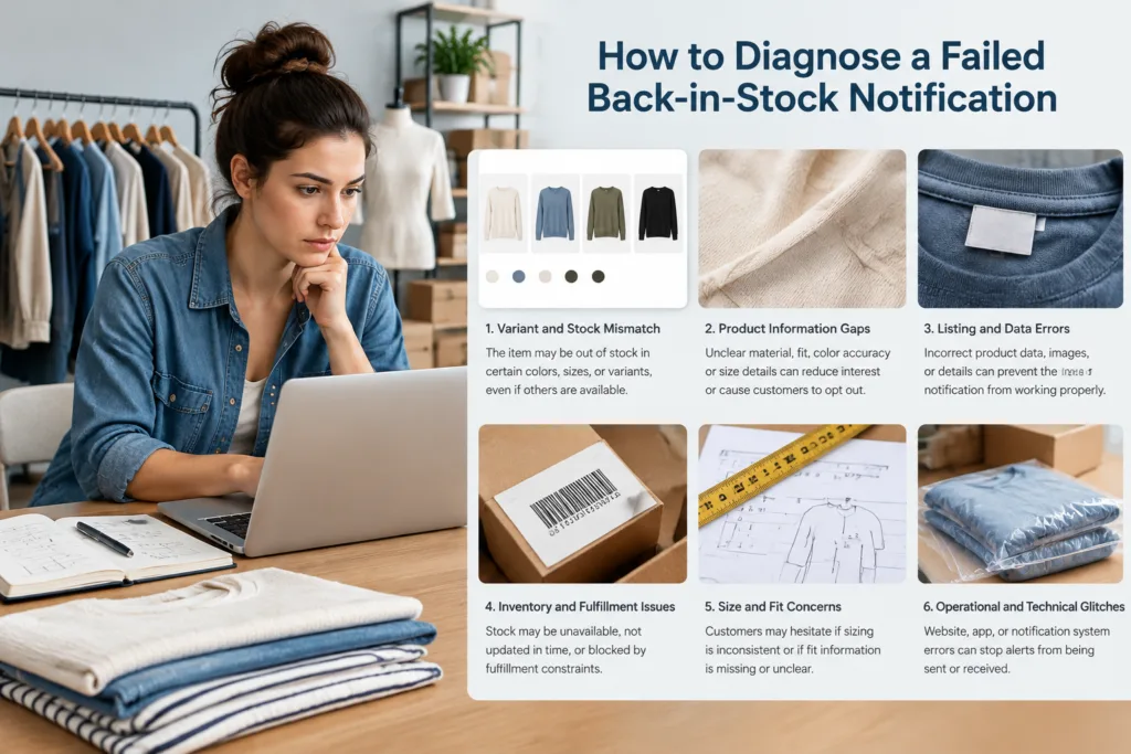How to Diagnose a Failed Back-in-Stock Notification — Apparel Wiki guide