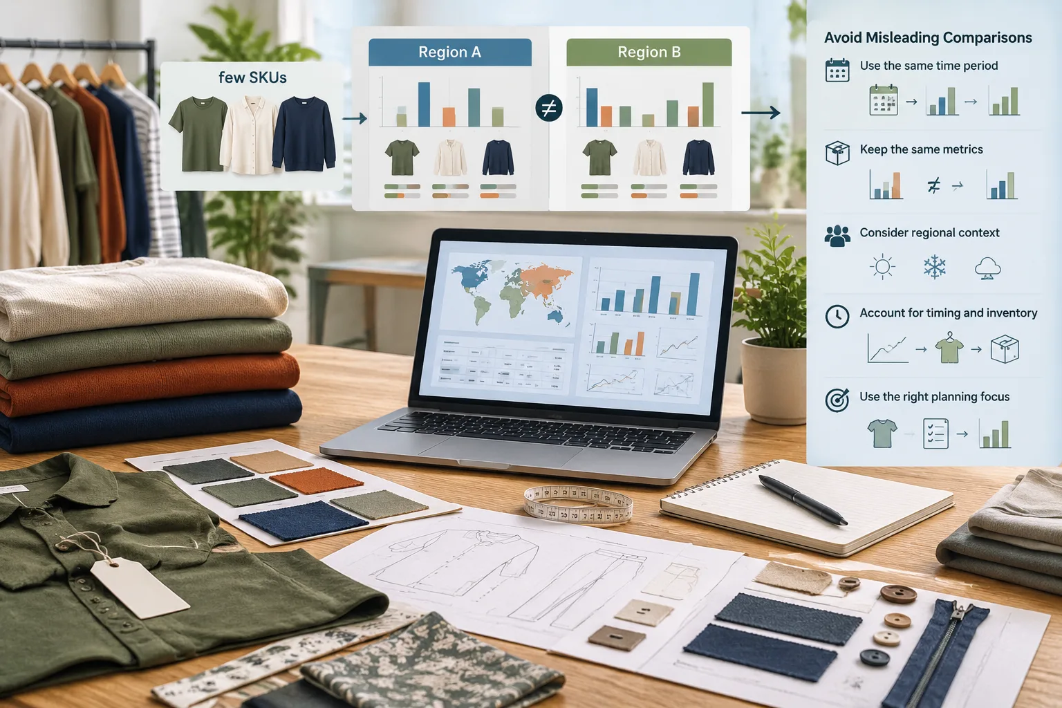 Evaluate Regional Performance Without Misleading Comparisons — Apparel Wiki guide