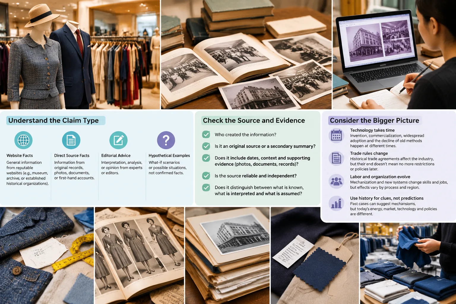 How Should You Evaluate a Claim About Department Store Clothing History? — Apparel Wiki guide