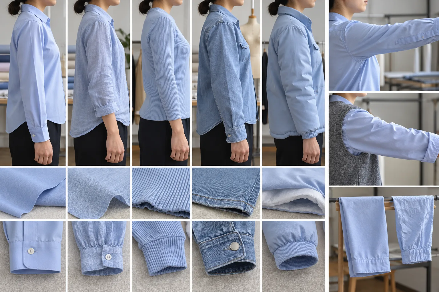 How fabric, construction, and use conditions affect sleeve length — Apparel Wiki guide