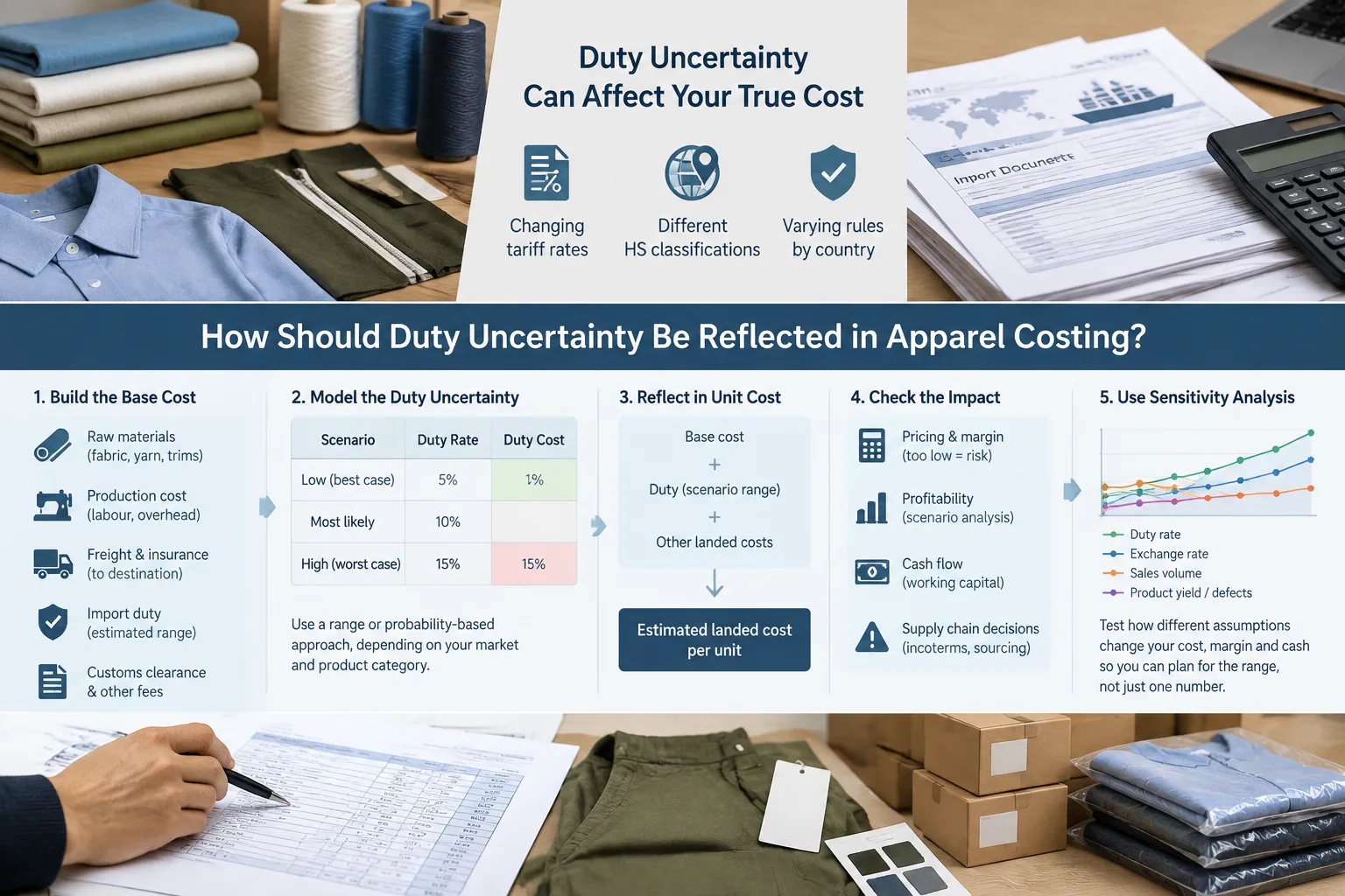 How Should Duty Uncertainty Be Reflected in Apparel Costing? — Apparel Wiki guide