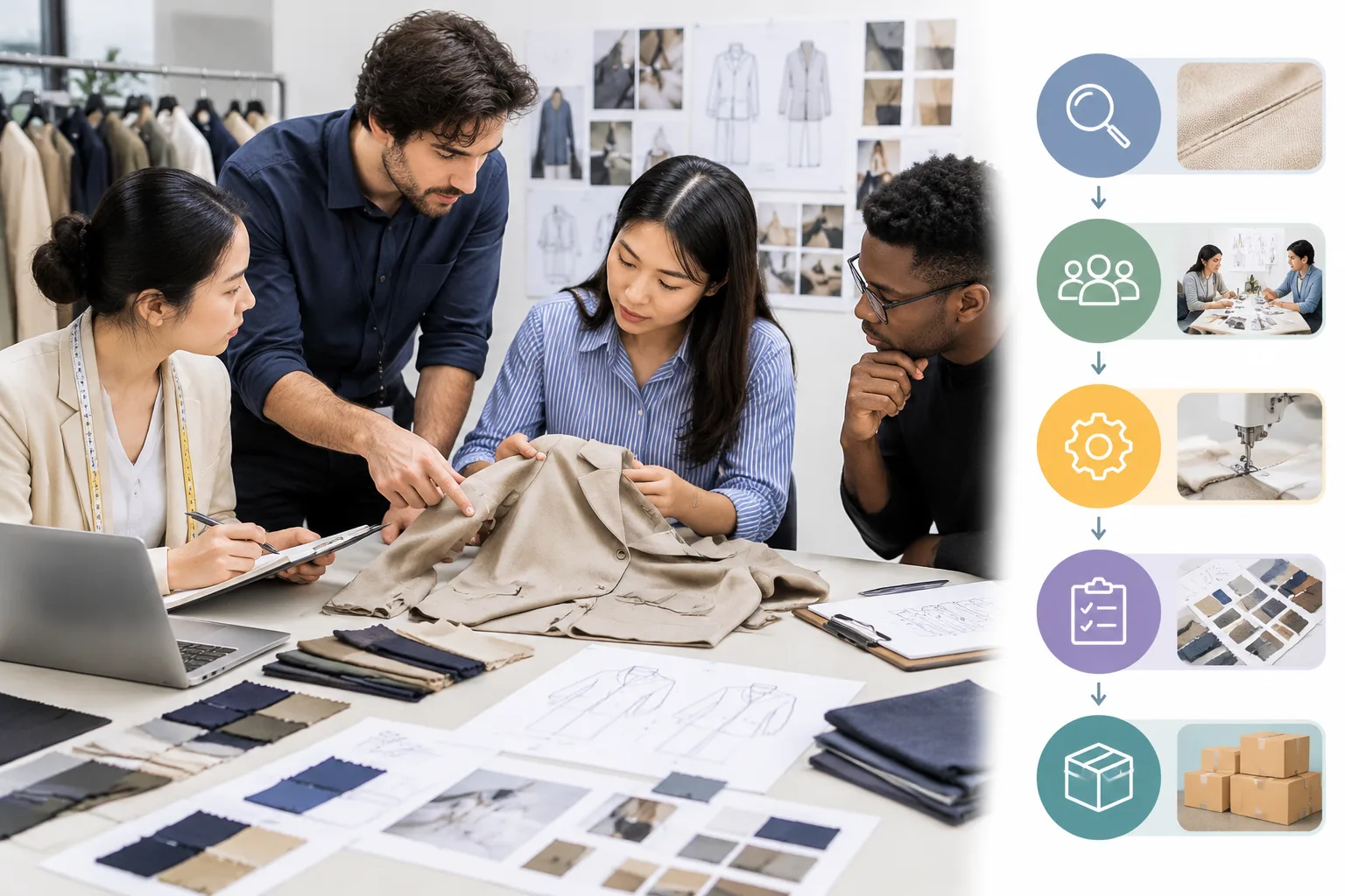 What corrective actions should a collaboration team take first? — Apparel Wiki guide