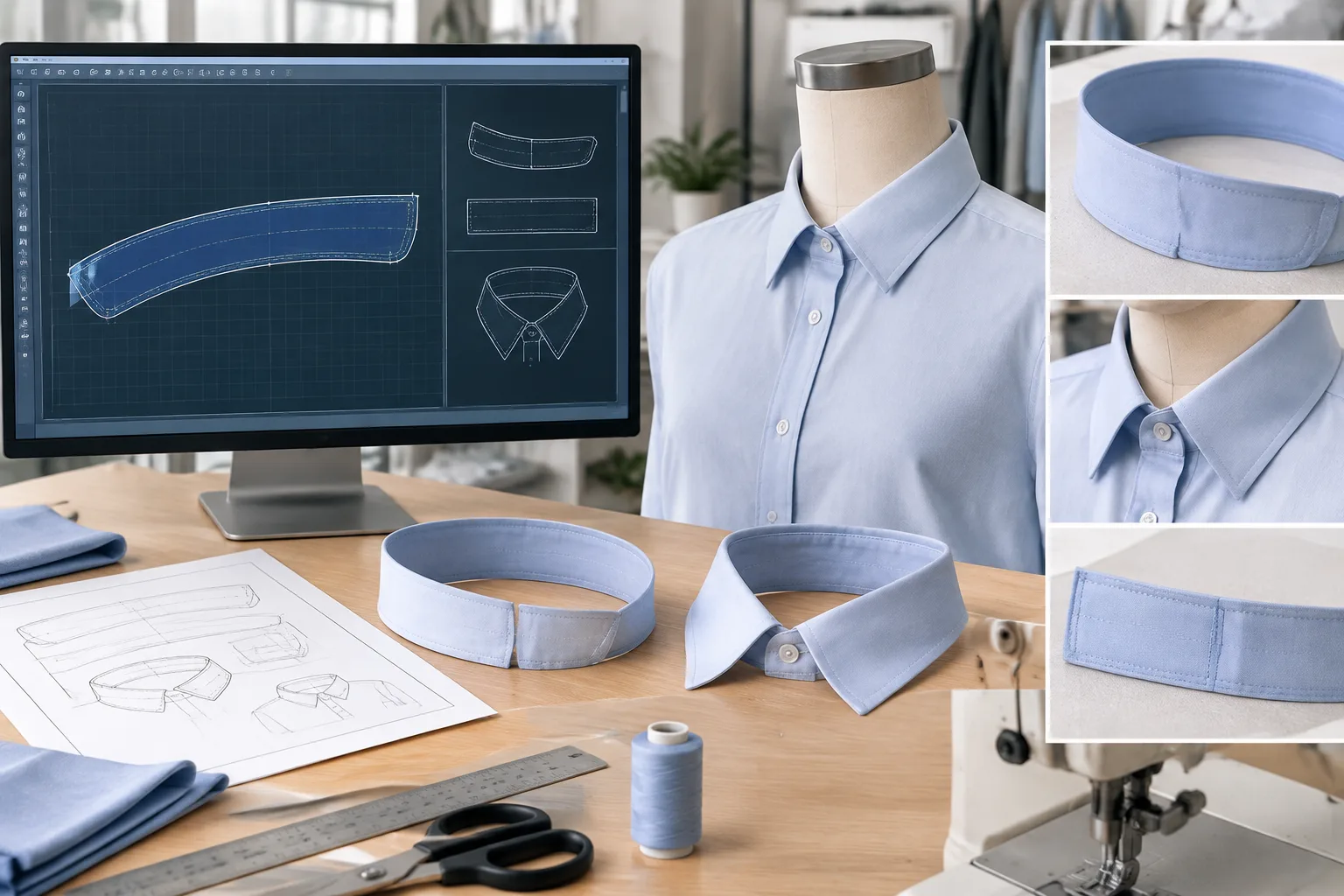 Validate the Digital Collar Stand With a Sample — Apparel Wiki guide