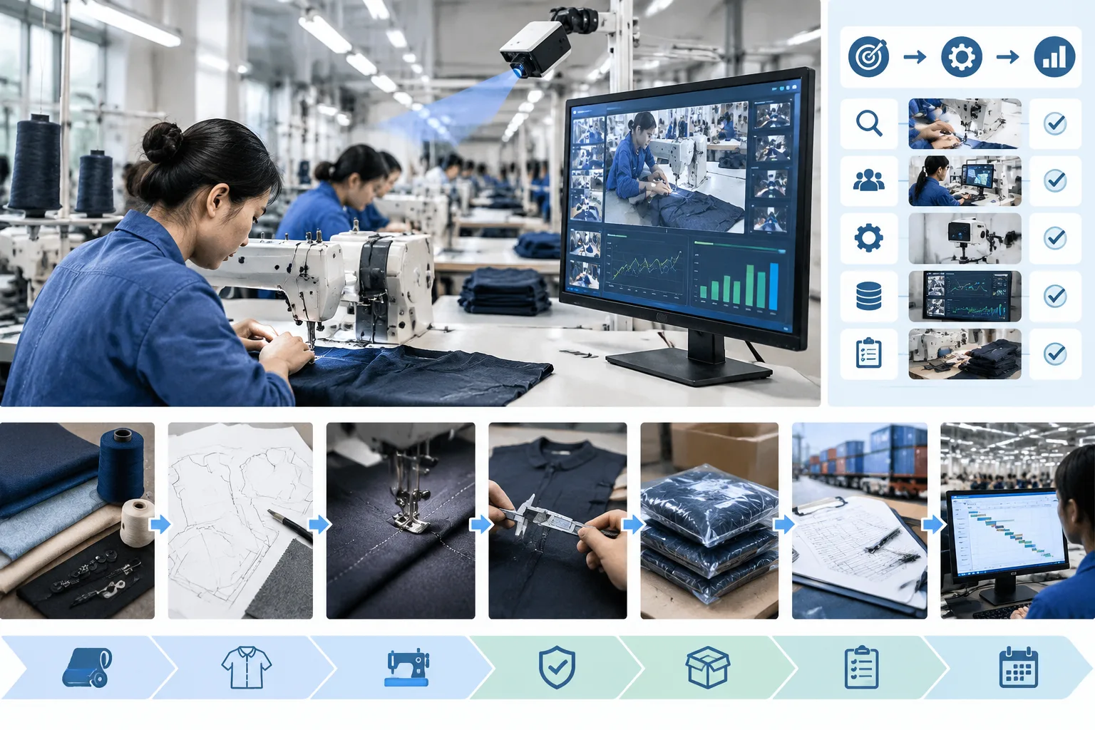 How Should a Sewing Line Monitoring Pilot Be Designed? — Apparel Wiki guide