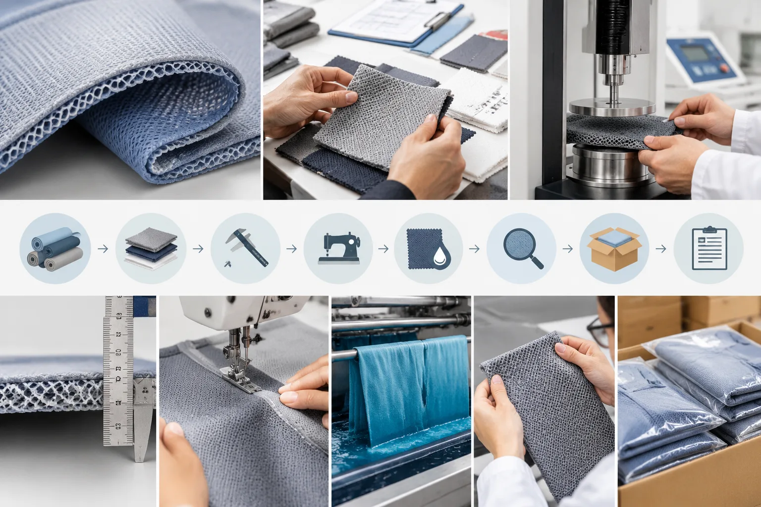What should be controlled between sample approval and bulk production? — Apparel Wiki guide