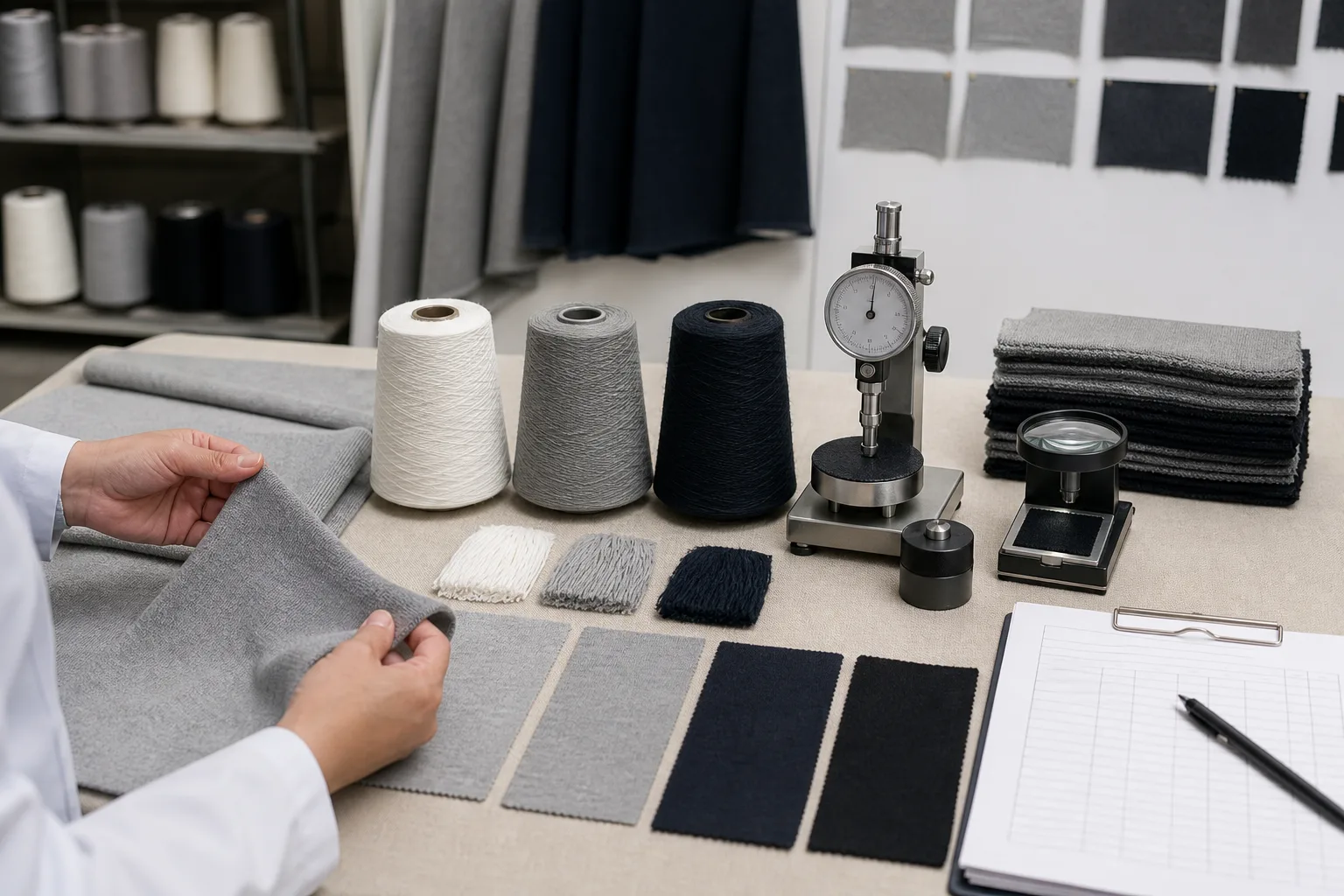 How to Evaluate Core-Spun Fabric Before Approval — Apparel Wiki guide